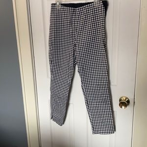 Checkered dress trouser